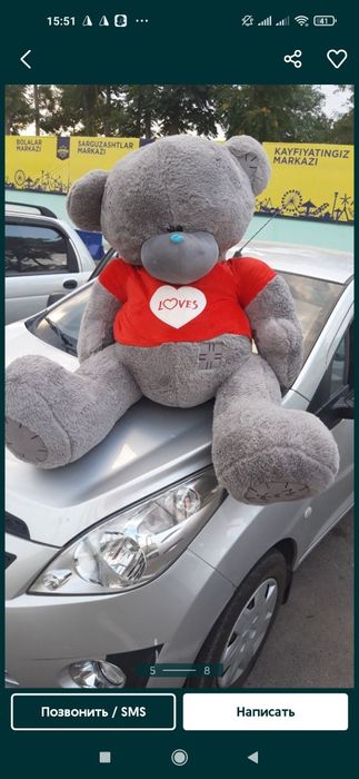 OPTIM: TEDDI™ teddi TEDDY™ (1 chi qol sklad) 30sm 3m narxi ozgaradi