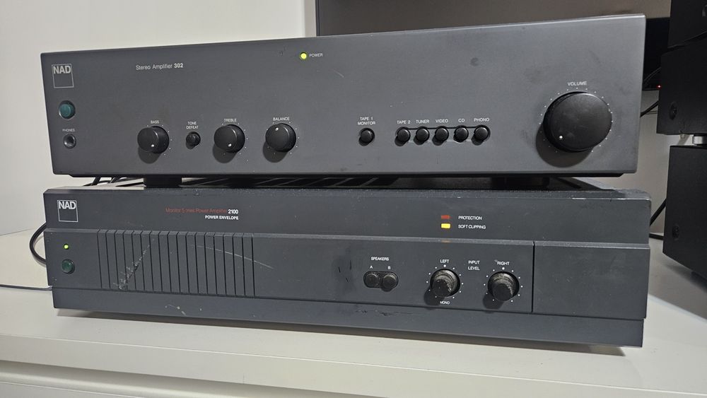 Preamplificator Nad 302+final Nad 2100