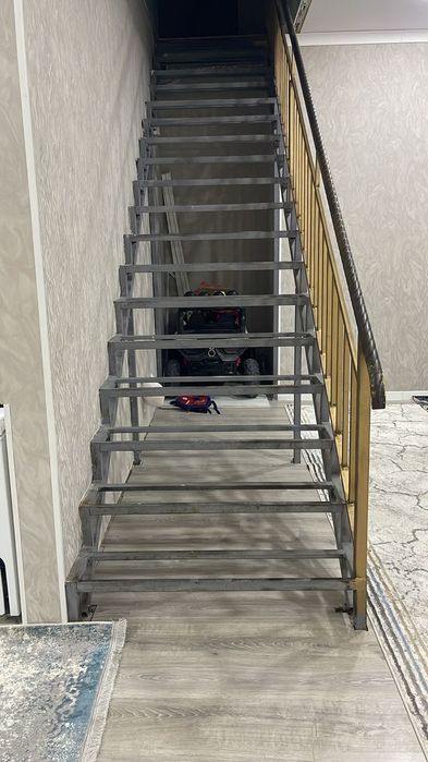 Ступени Баспалдак Лестница Ағаш Саты баласына перила