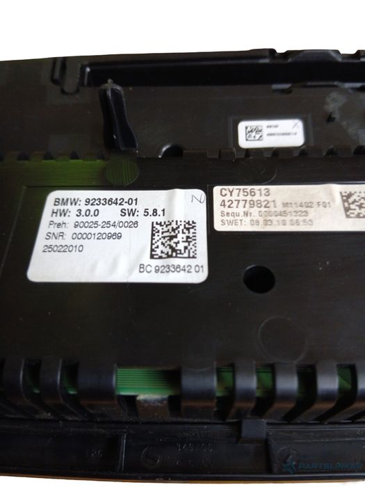 Panou Clima Bmw 7 V F01 2008 - 2015 9233642