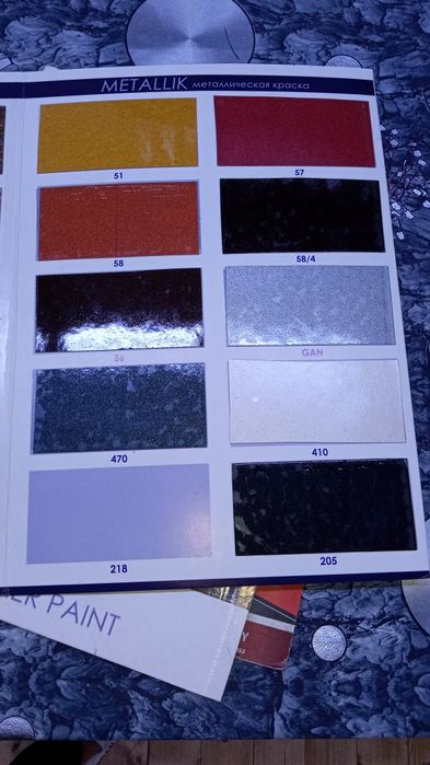 Краска все видов для авто двери