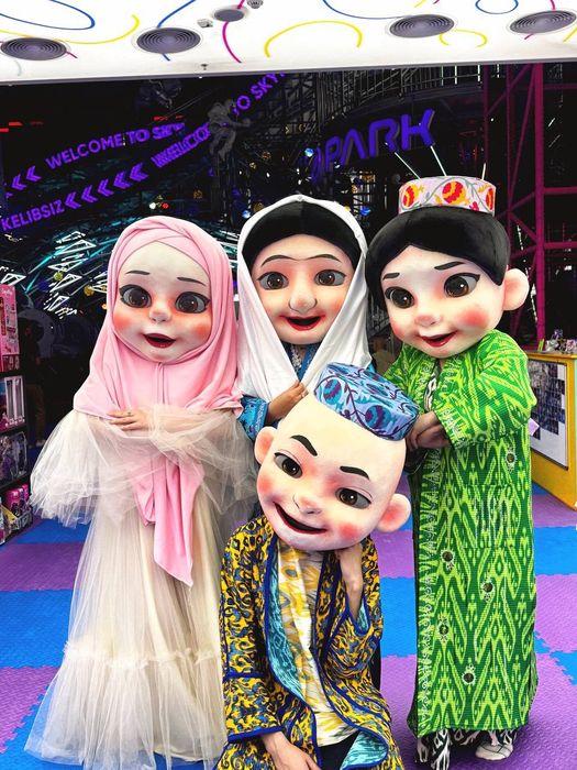 Узбекские Национальные куклы. Навруз. Animator. Шоу программа.Аквагрим