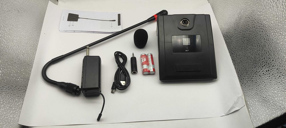 микрофоны конференционные гусиная шея XTUGA t3-c 2,4гц беспроводные