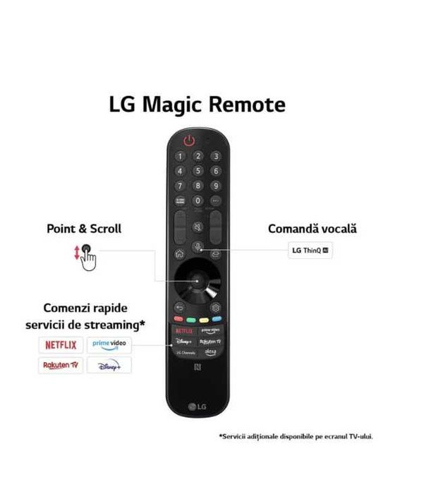 Televizor LG OLED evo OLED77G42LW, 195 cm, Smart, 4K Ultra HD, 100 Hz + Stand