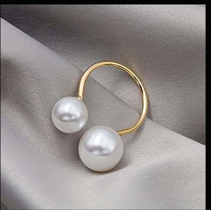 Кольцо с искуственным жемчугом