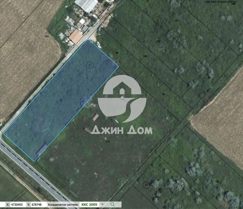 Урегулиран парцел в м. Боруна, к.к. Слънчев Бряг