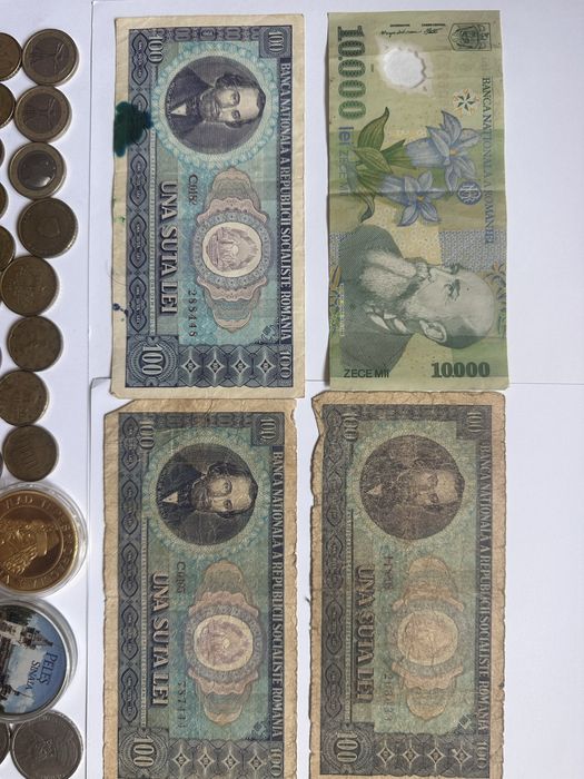 Lot Colecție Monede și Bancnote Vechi Românești + Medalii Istorice + Monede Străine