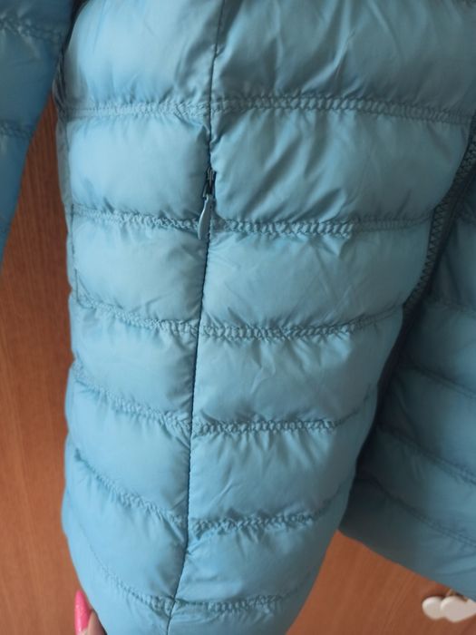 Geaca fâș puf bleu - primavara-toamna