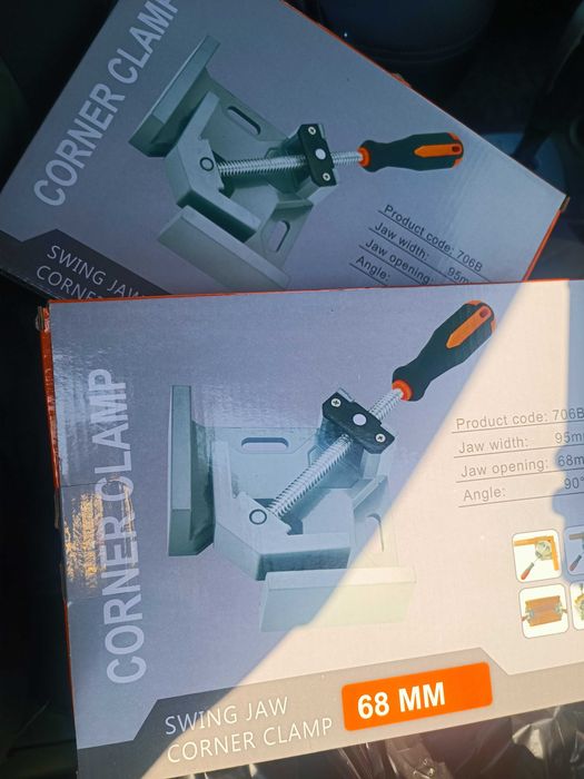 Струбцина угловая, угловой зажим 90 градусов Металлический и прочный