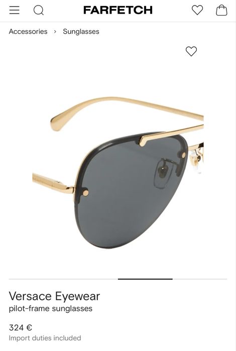 Ochelari de soare Versace Pilot