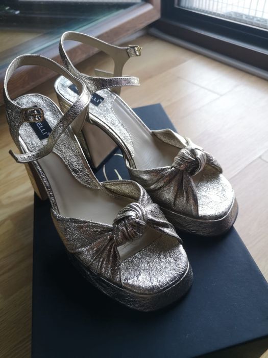 Sandale de ocazie din piele, Gemelli, 37