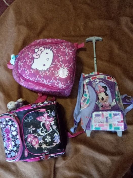 Rucsac ( ghiozdan scoala ) + rucsac troller