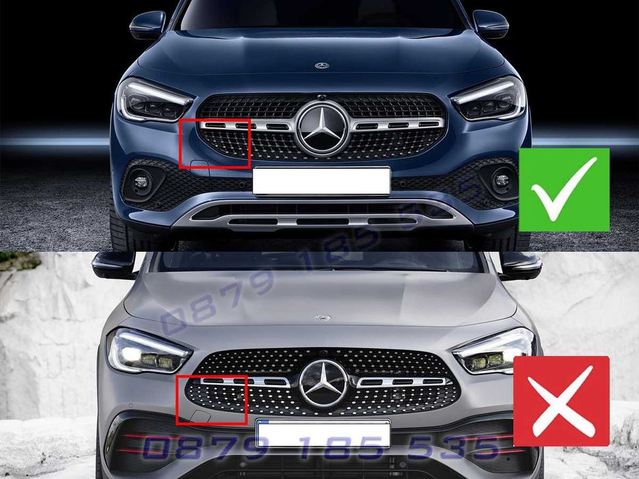 Предна решетка тип диамант Mercedes GLA H247 2020+ тунинг мерцедес гла