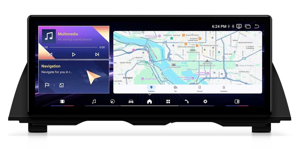 Продавам мултимедия с Андроид за БМВ 5 F10/F11 фейслифт.