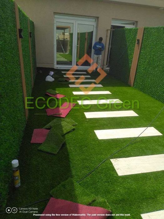 ECODEC GREEN Suniy yashil dekorativ devor Зелёный забор