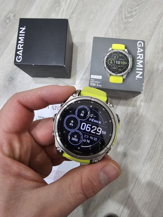 Garmin fenix 8 47mm sapphire solar