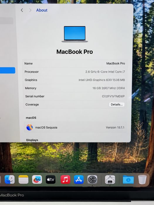 MacBook Pro 16″ 2019 | i7 | 16GB / 512GB
