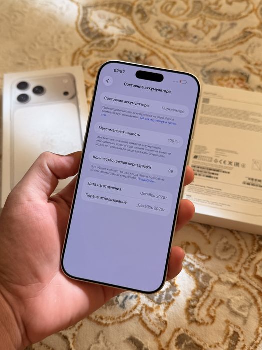 Айфон iPhone 17 Pro Max 256GB 100% EAC