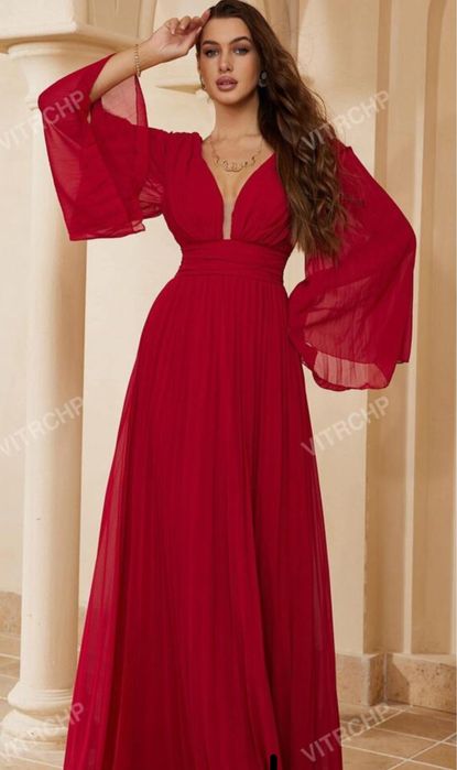 Rochie eleganta rosie