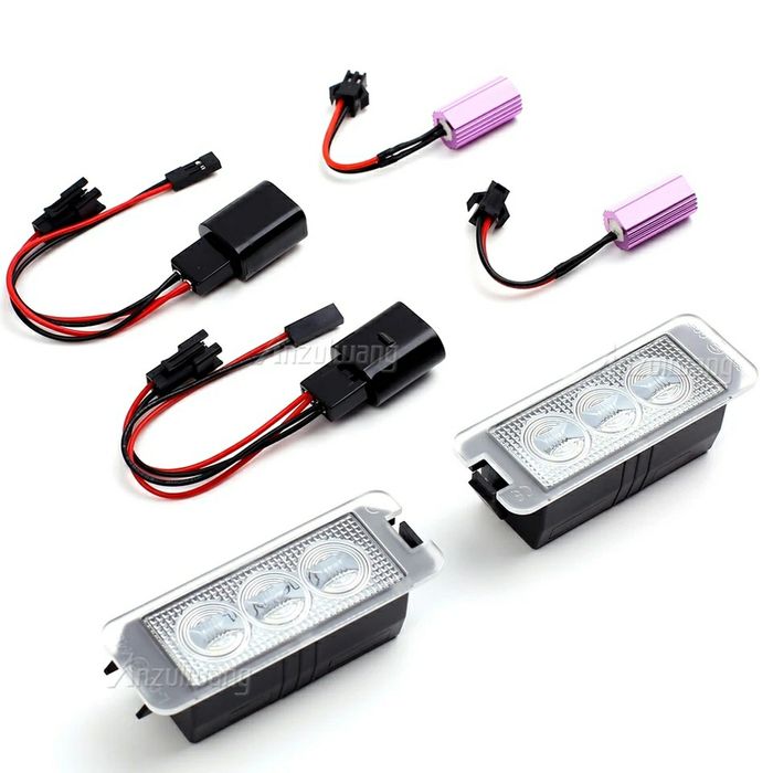 Lampi LED VW numar placuta inmatriculare canbus Golf Passat SEAT SKOD