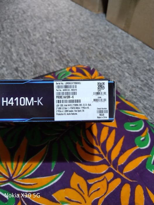 ASUS PRIME H410M-K LGA1200, состояние новая