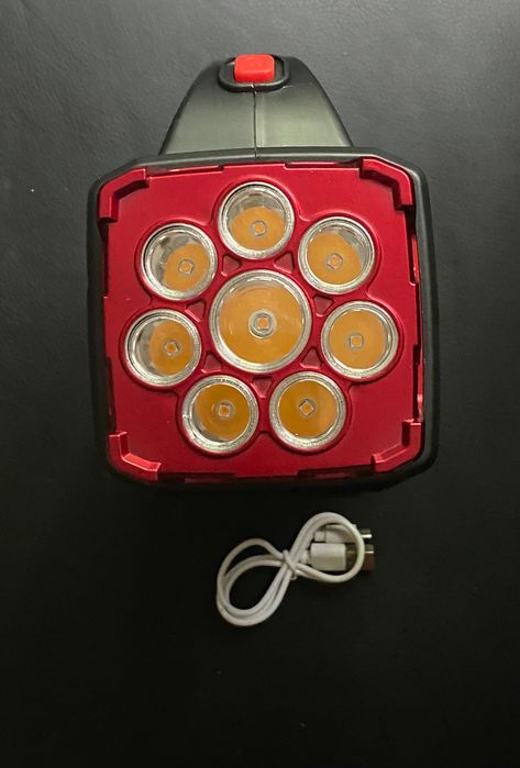 Lanterna camping cu port USB si incarcare solara