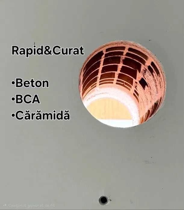 Gauri-Carotare Caramida și Beton pt hote,centrale, Carotare/Gauri BETON/CARAMIDA Aerisiri Gaze,Hote,Centrale Carotare Gaura  Centrala Termi Aer Condi