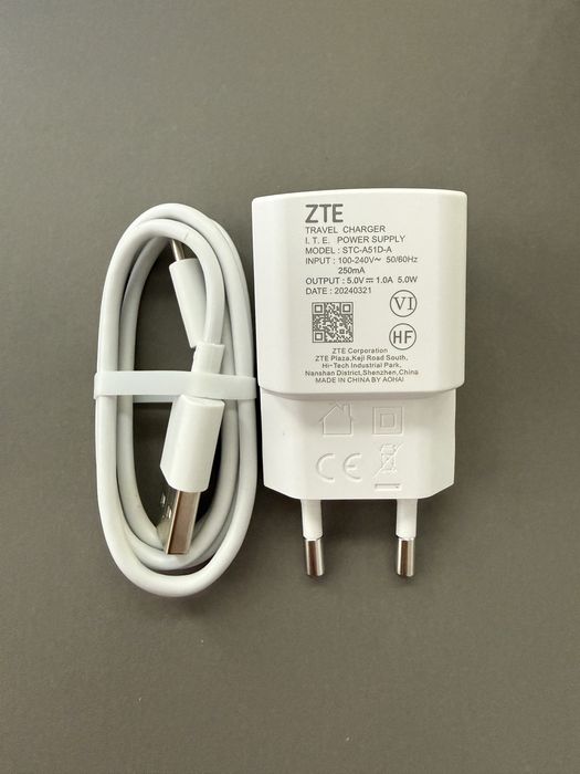 ZTE Blade A34 – Nou, Sigilat + Accesorii (Husă + Folie + Încărcător)