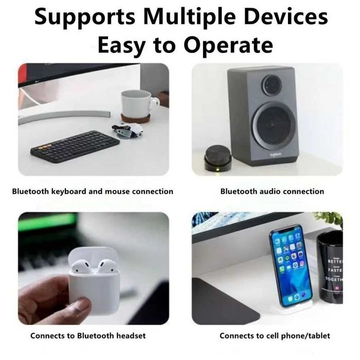 USB Bluetooth 5.3 адаптер. За компютър, лаптоп