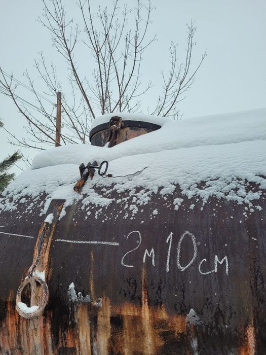 Продам бочку на полозьях