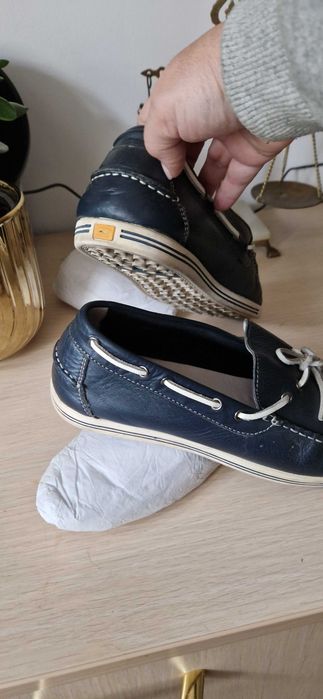 Pantofi piele bleumarin barbati, masura 43-44 -  Rozolini/Hand Made
