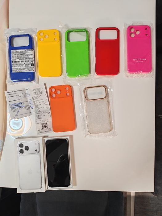 iPhone  17 pro Max Silver 256gb