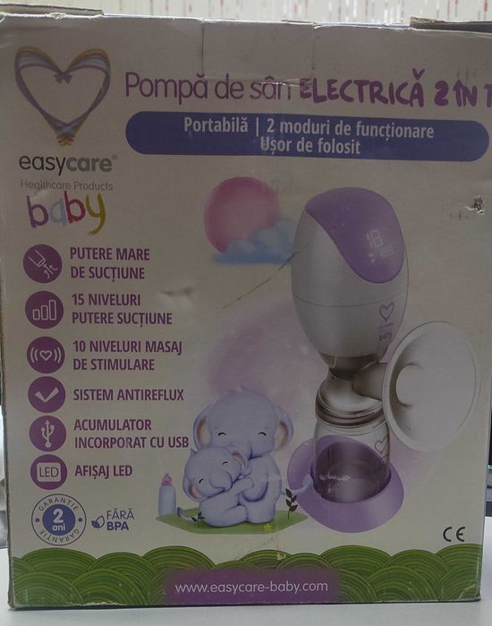 Pompa de sân electrica 2 in 1