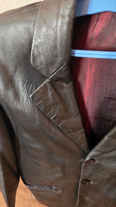 Кожаный пиджак размеры 48 50