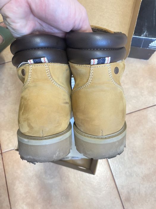 Ghete bocanci Jack & Jones galbeni piele