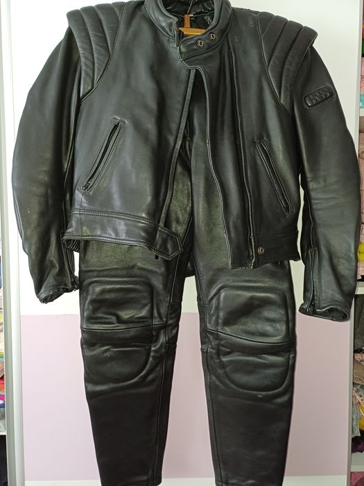 Moto Geaca M pantaloni S moto enduroro piele IXS