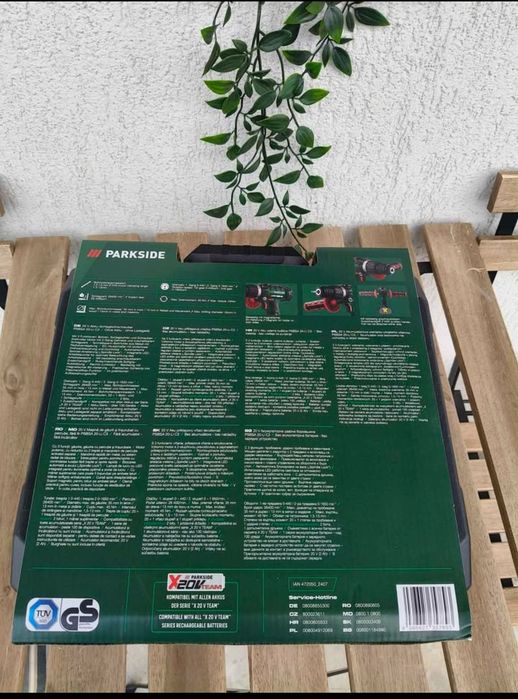 Bormașină cu percuție parkside 20v Nou Moda