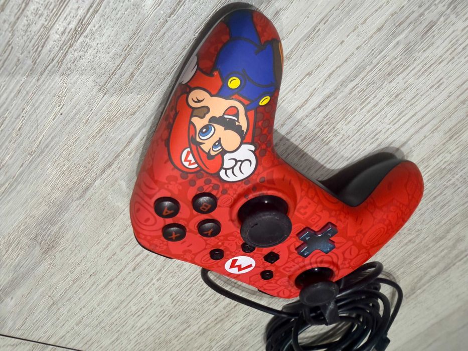 Контролер PowerA - Enhanced за Nintendo Switch, жичен, Mario