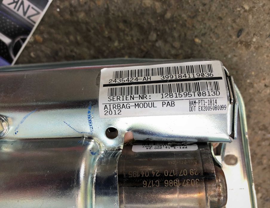 BMW x4 x3 f25 f26 airbag pasager plansa bord airbag volan m