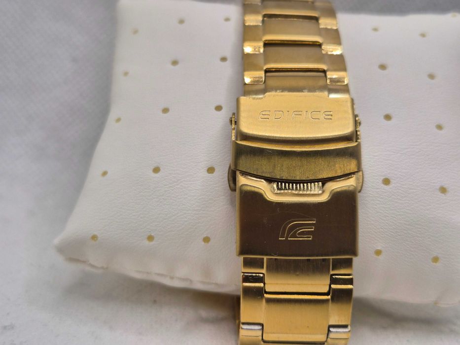 Ceas Sport Casio Edifice EFR 558 GOLD ,Black friday NOU,Garantie 2 ani