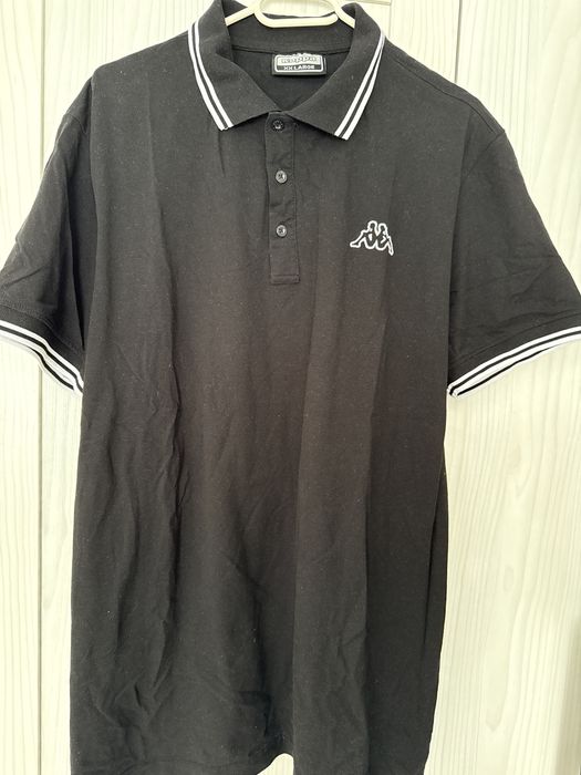 Kappa Tricou pentru barbati, Peleot Polo, Negru