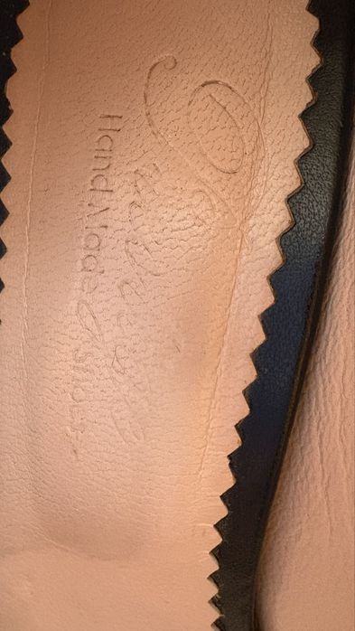 Pantofi piele naturala burgundy  visiniu cu toc 36