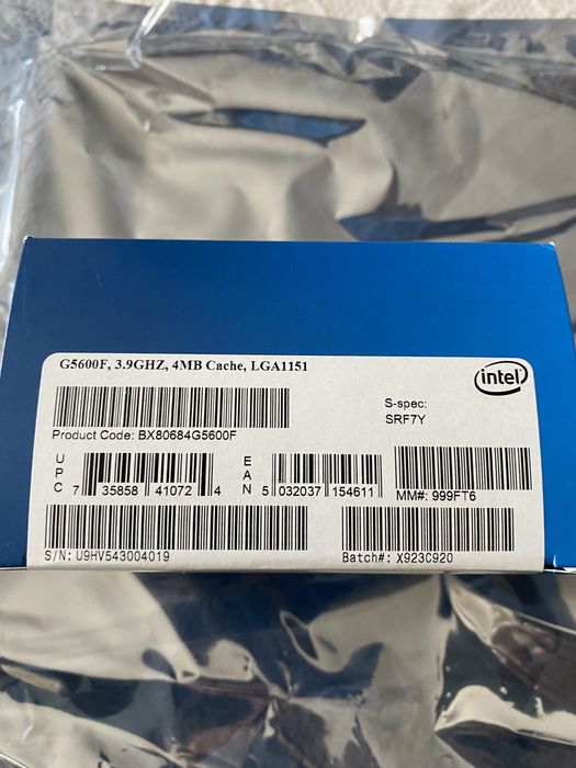 Pentium Gold G5600f LGA1151 Процерор пентиум голд Г5600ф