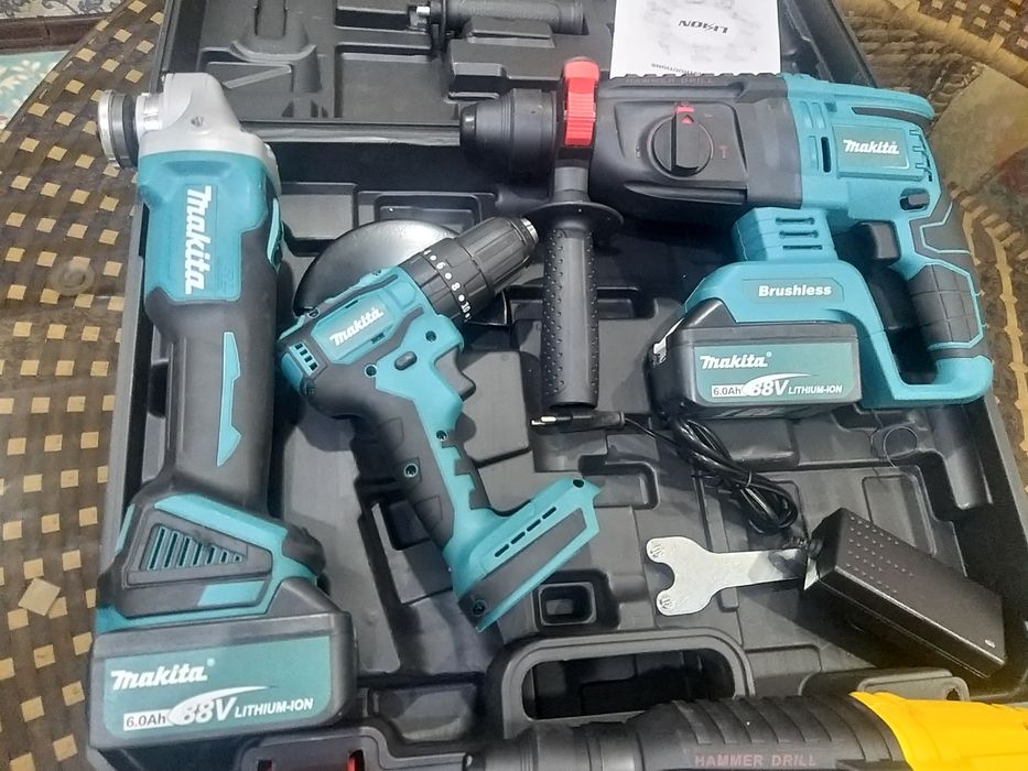 6 в 1 - 5 в 1 - 4 в 1 - 3 в 1 комплект набор. Девальт 88 V - Макита 88