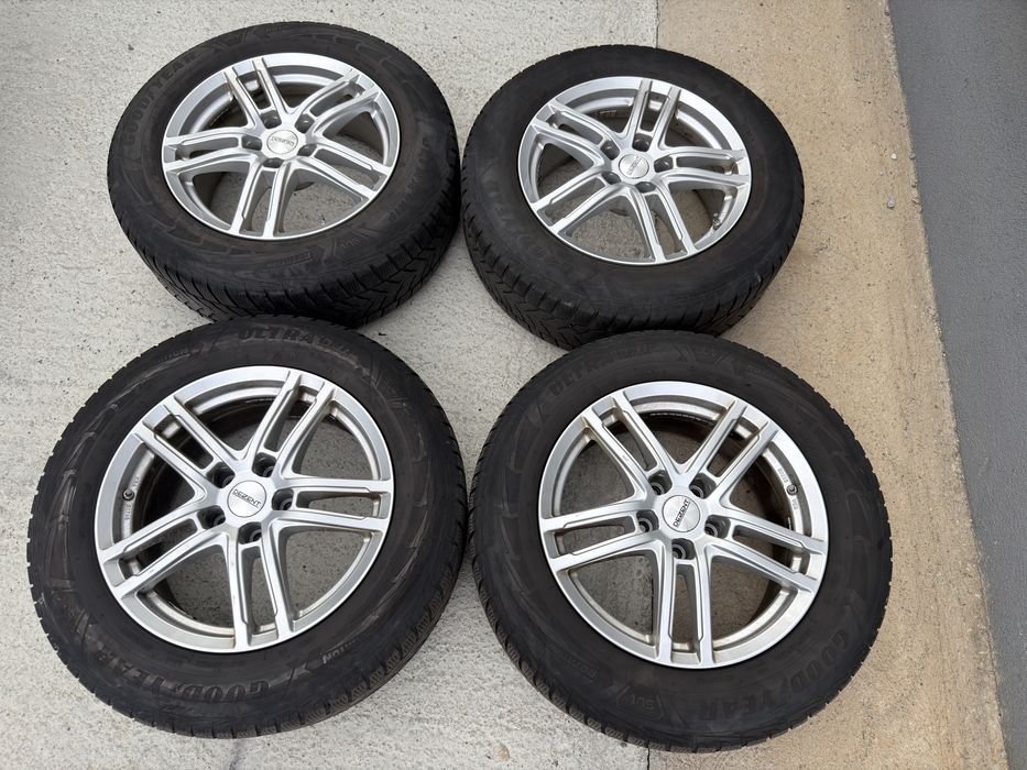 Jante aliaj DEZENT TTZ7 17” 5x114.3 ET42 + senzori TPMS + anvelope Goodyear - au fost pe Koleos