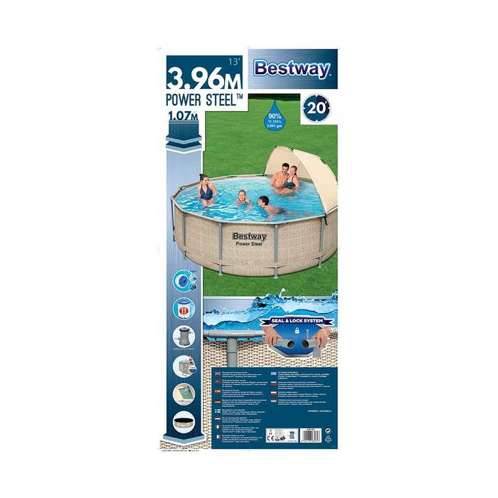 Бассейн каркасный 366смх100см в комплекте