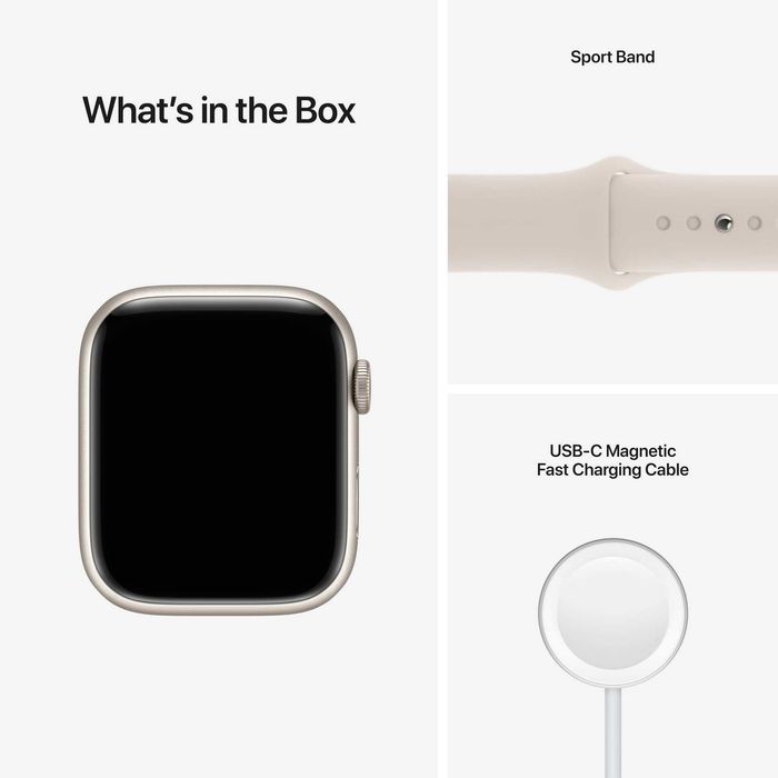 Vand Apple Watch Series 7 Cellular+GPS 45mm culoare Starlight