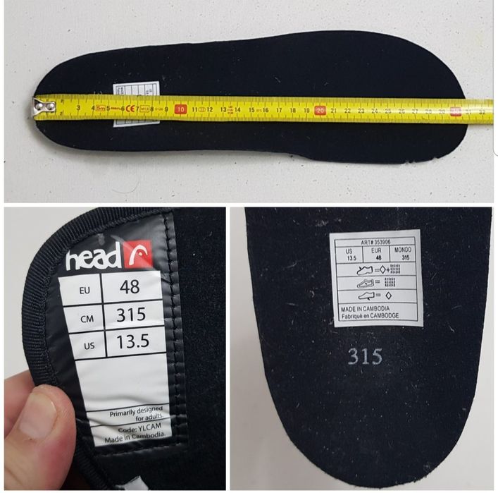 Boot noi, buți HEAD Scout Pro, Ghete de snowboard Perfect  Fit, nr. 48