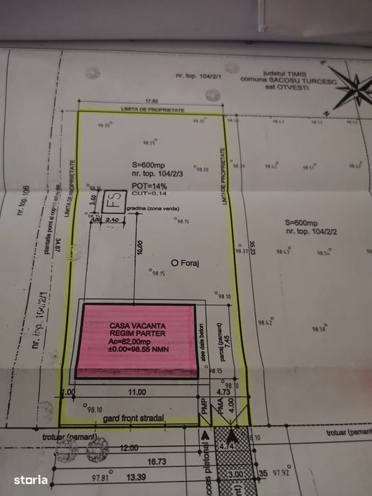 Vand casa lemn in sat Otvesti