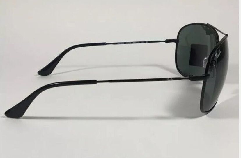 Rayban Aviator Matte Black Classic Green